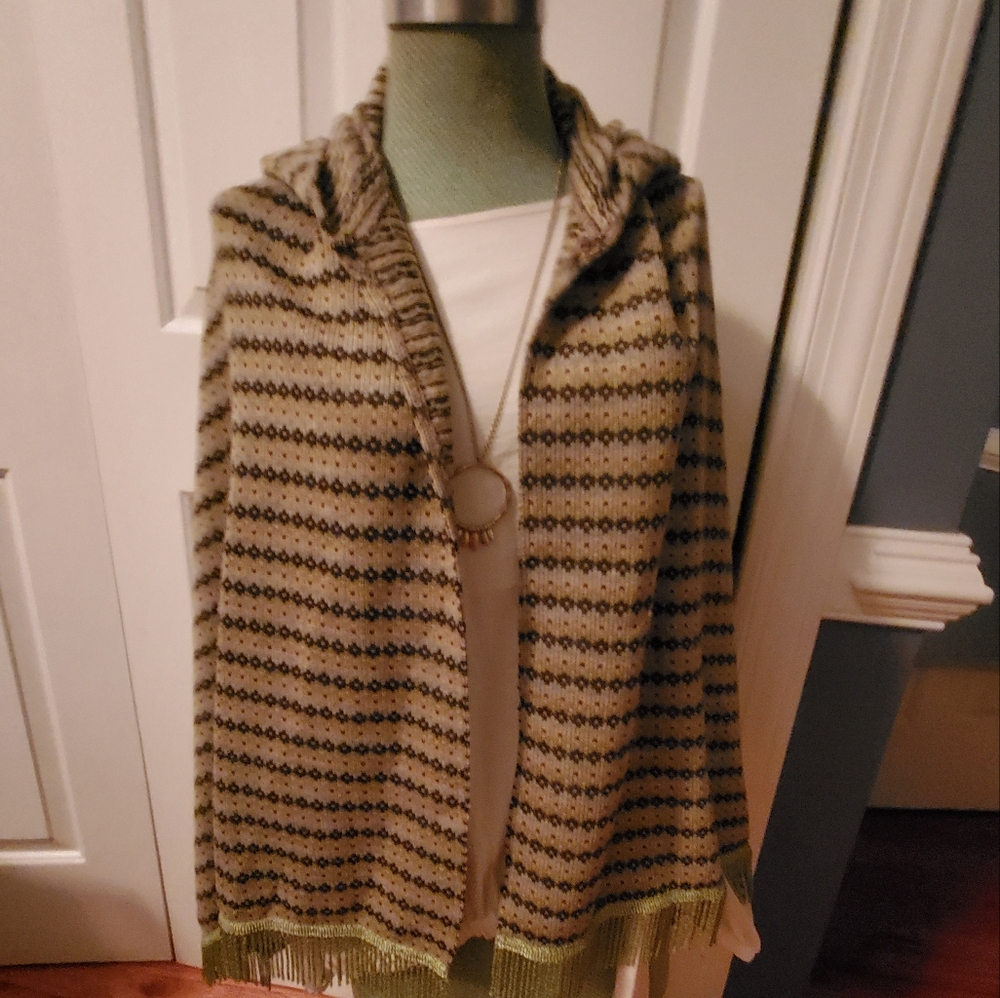 Fall hooded wrap